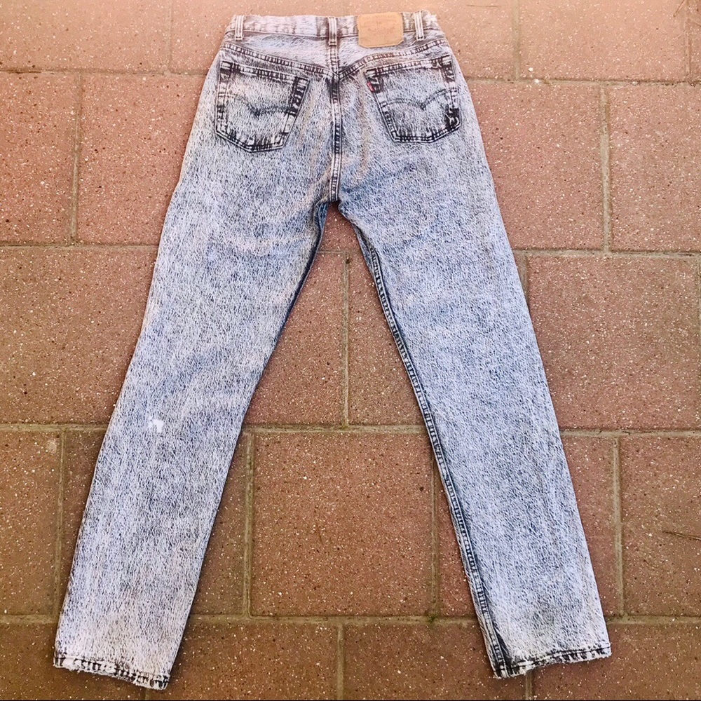 Vintage Gray Levi High Waisted Jeans Western